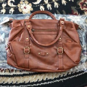 MARKED DOWN NEW: Brown Handbag/crossbody purse